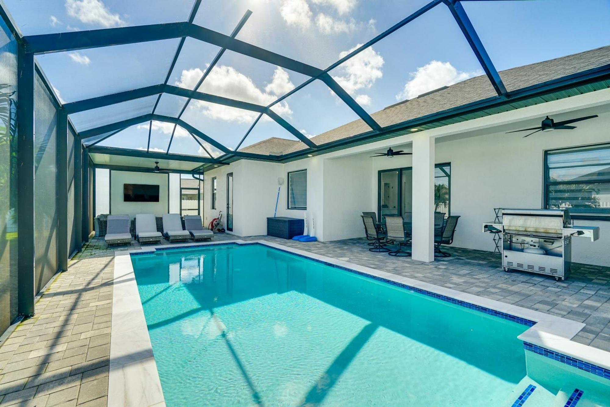 Cape Coral Escape Furnished Lanai And Private Pool! Villa Exterior photo
